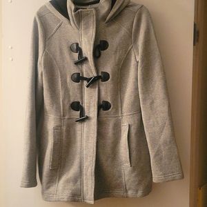 HOODED PEA COAT 🧥